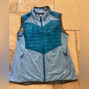 Little Donkey Andy Mens Lightweight Puffer Vest Zip Teal Green Size XL EUC
J1